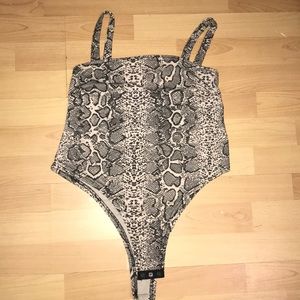 Snake print Bodysuit